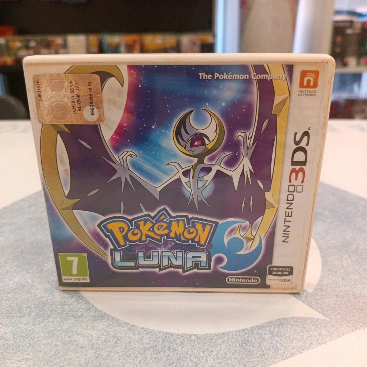Pokemon Luna Pokémon 3DS Nintendo Triangolo Blu